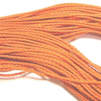 2מ' עור כתום, צמה קלועה, 3ממ