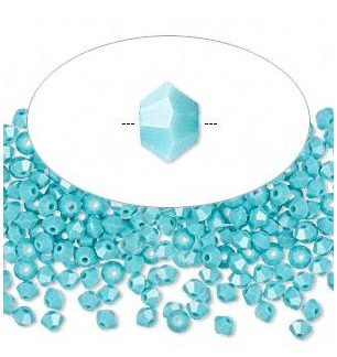 60 יח' Turquoise קריסטל סברובסקי , 3ממ