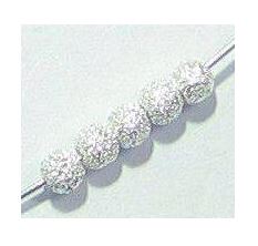 10 יח' חרוזי כסף 2.5 ממ סטארדאסט 925 Sterling Silver