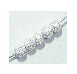 10 יח' חרוזי כסף עגולים, 5 ממ, 925 Sterling Silver