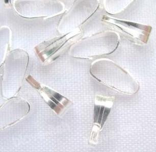 10 יח' מקשרים לתליון 7ממ sterling silver