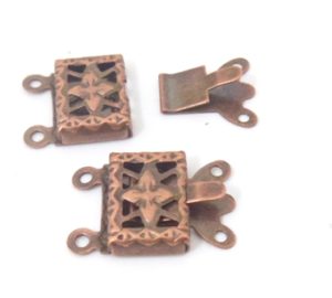 5 סוגרים 10X15ממ, 2 כניסות, נחושת