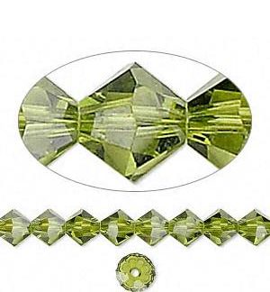 18 יח' Olivine קריסטל סברובסקי, 6ממ