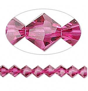 18 יח' Fuchsia קריסטל סברובסקי, 6ממ