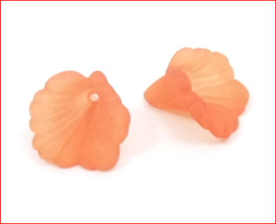 20 פרחים קאלות, 16ממ, כתומים