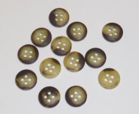 100 כפתורים, 4 חורים קרם חום, 9ממ