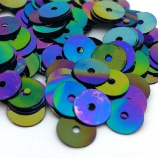 500 יח' פייטים שטוחים, 6ממ, שחור AB