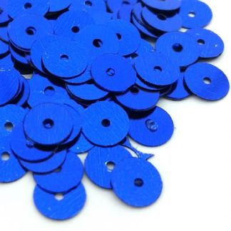 500 יח' פייטים שטוחים, כחול כהה, 6ממ