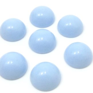 50 יח' קבושונים להדבקה, 16ממ, תכלת