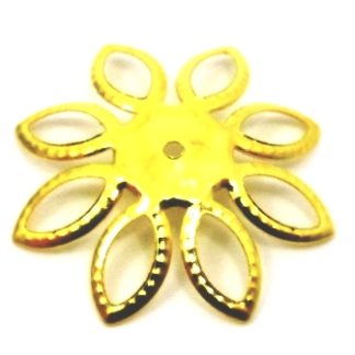 50 כיפות גדולות, מוזהבות, 20ממ