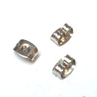 100 סוגרי עגילים פרפר, ניקל