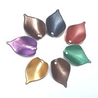 50 תליונים מיקס צבעים מפלסטיק, 20X14ממ