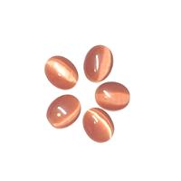 20 קבושונים להדבקה, עין החתול, כתומים, 8X10