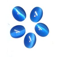 20 קבושונים להדבקה, עין החתול, טורכיז, 8X10