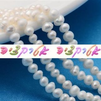 70 חרוזי פנינה, 3-5ממ, תפו"א, טבעי
